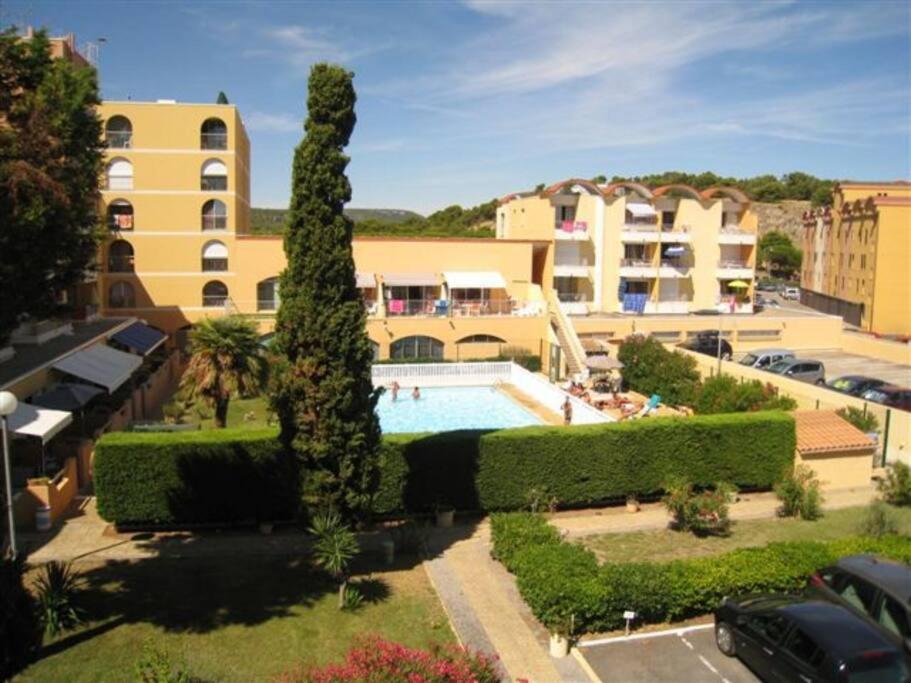 L'Escapade : Charmant T2 -Parking Gratuit, Piscine, Wifi, Clim Gruissan Esterno foto
